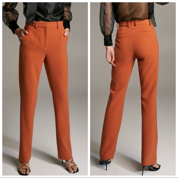 Babaton Aritzia Black Noir Gaudi Trouser Pants - Picture 8 of 11